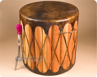 Tarahumara Indian Drum Tables