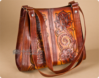 Hand Tooled Leather Purses