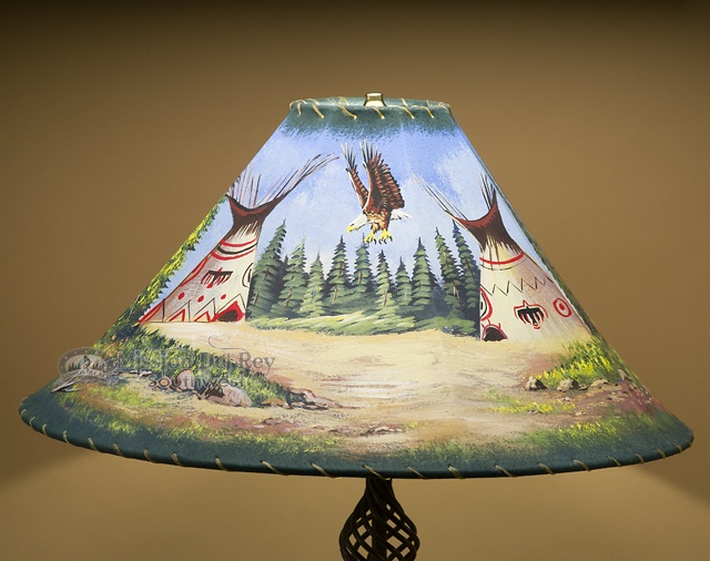 Painted Lamp Shades